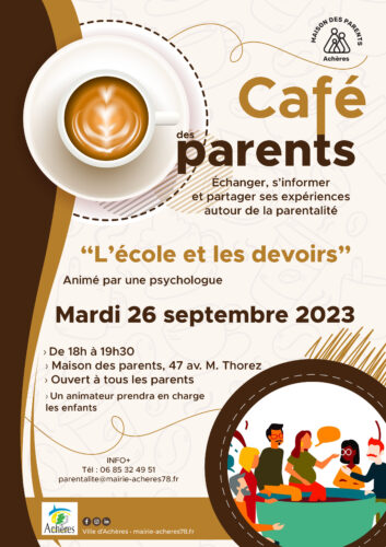 Café des Parents sur le thème « l’école et les devoirs »