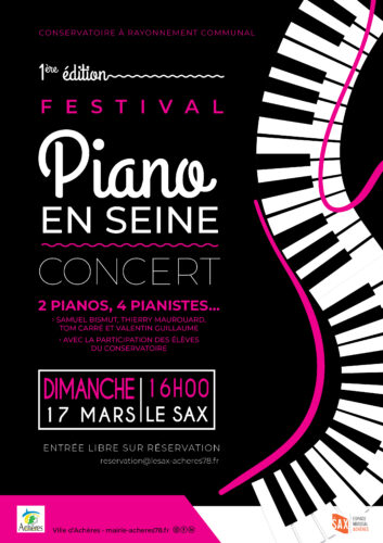 Festival Piano en Seine : Concert à 2 pianos & 4 pianistes