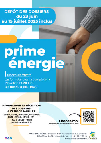 Primes CCAS 2025 : énergie