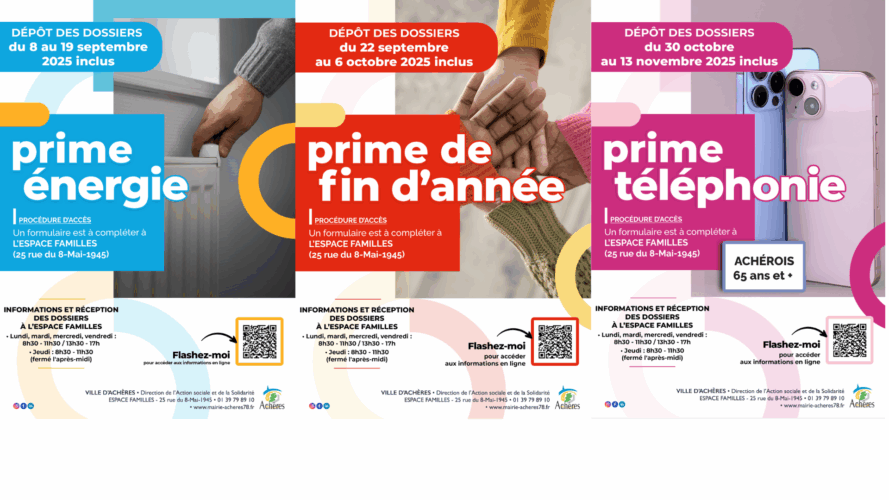 Primes : énergie, fin d’année, téléphonie