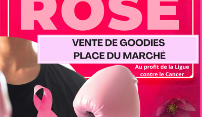 –Octobre Rose– Vente de goodies