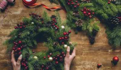 Atelier Couronne de Noël