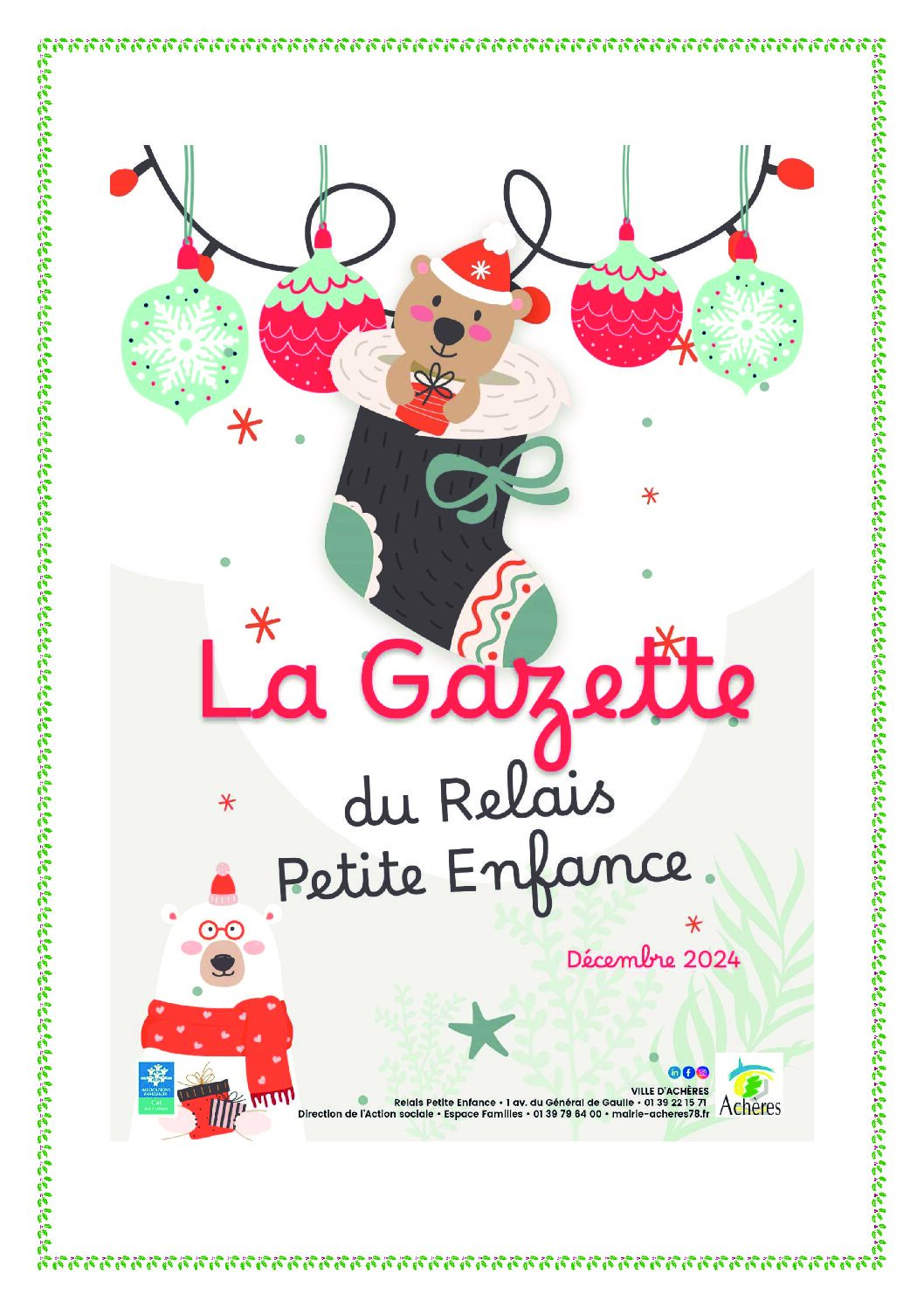 La Gazette du Relais Petite Enfance – Décembre 2024