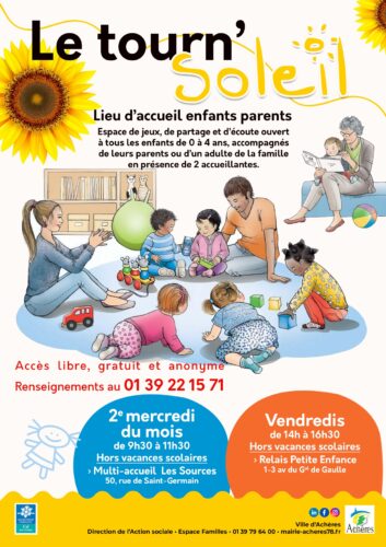 Réouverture du Lieu d’Accueil Enfant Parent, le Tourn’soleil