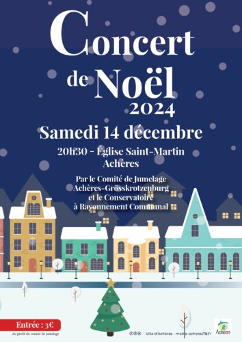 Concert de Noël par le CRC et le Comité de Jumelage Achères-Grösskrotzenburg