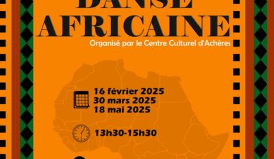 STAGE DE DANSE AFRICAINE – 30 mars 2025