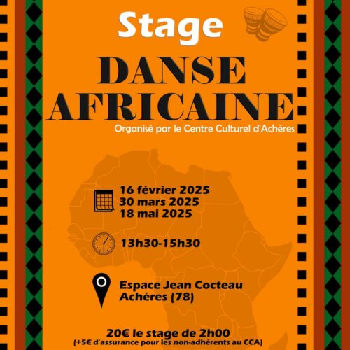 STAGE DE DANSE AFRICAINE – 18 mai 2025