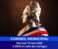 Conseil Municipal du mercredi 19 mars 2025