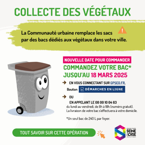 Collecte des végétaux – Prolongations