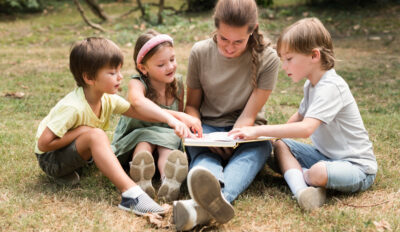 **Bibliothèque** L’heure du conte – Terrain Intégraterre