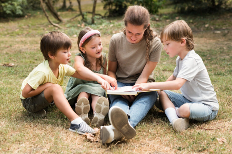 **Bibliothèque** L’heure du conte – Terrain Intégraterre