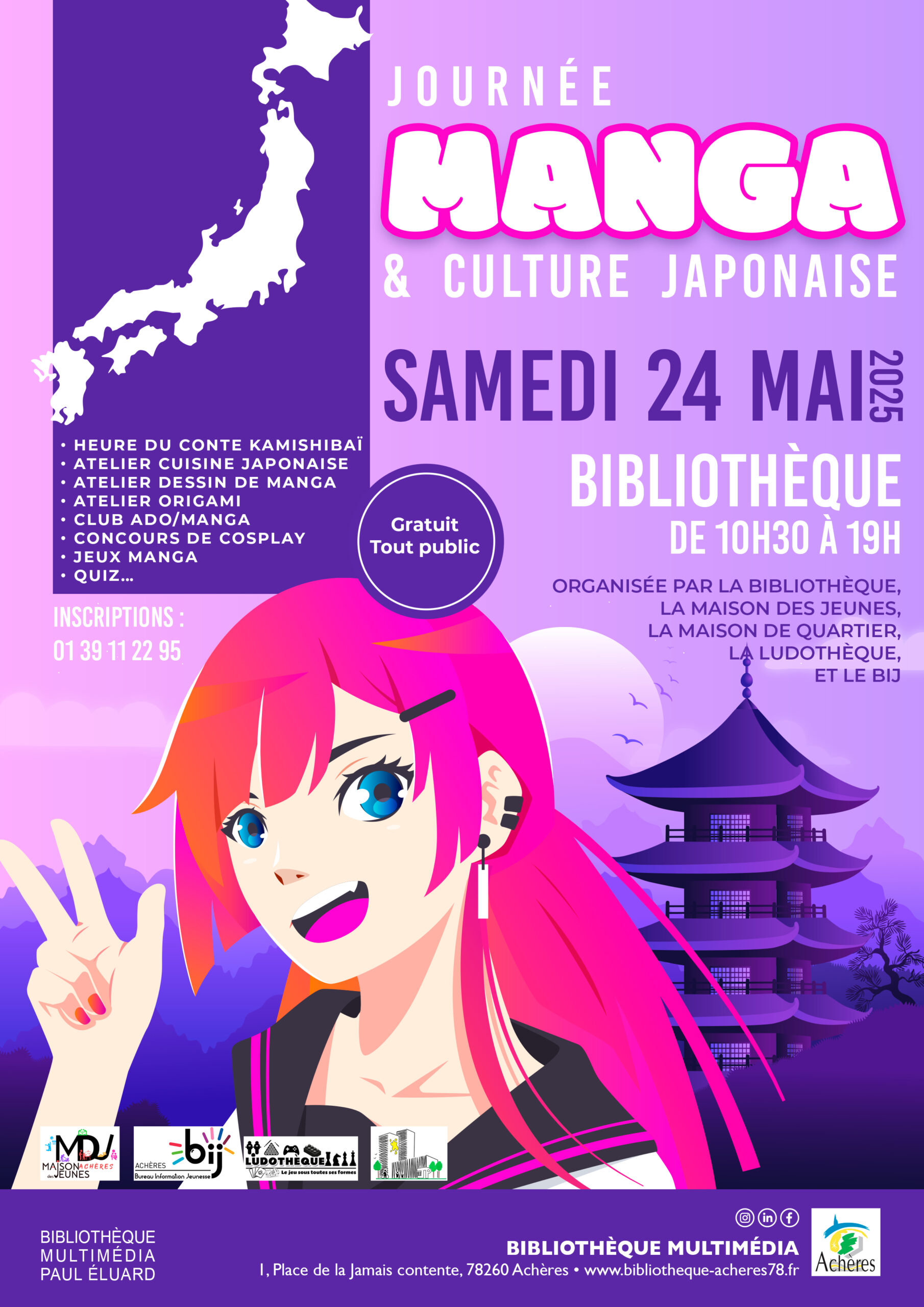 **Bibliothèque** Journée manga et culture japonaise