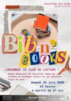 **Bibliothèque** Café littéraire – samedi 21 juin 2025