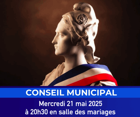 Conseil municipal  du mercredi 21 mai 2025