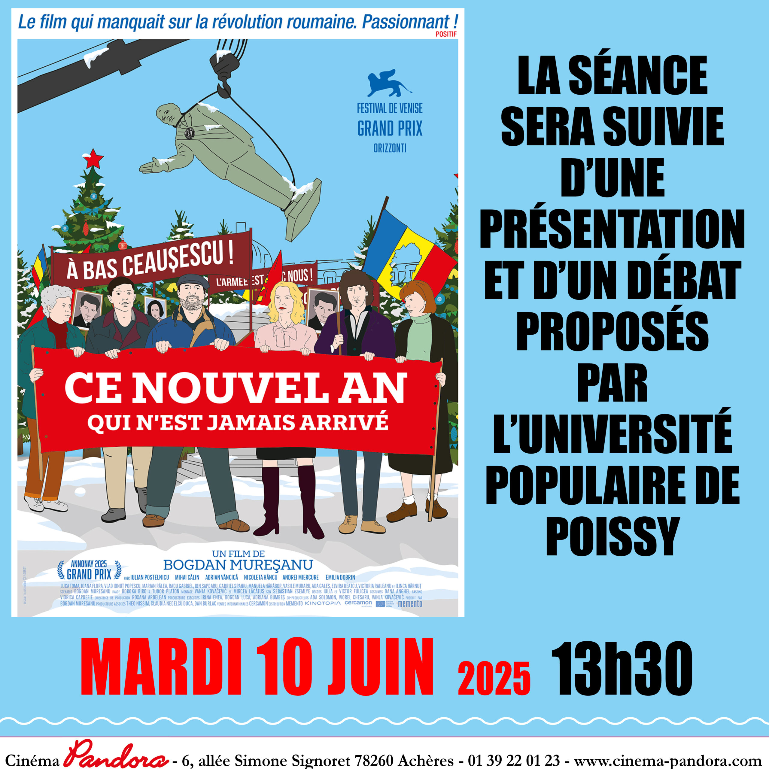 — Pandora — Ce nouvel an qui n’est jamais arrivé. Film suivi d’un débat