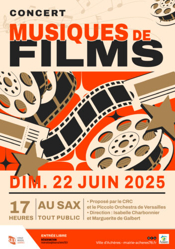 Concert sur les musiques de film par le Conservatoire : dimanche 22 juin