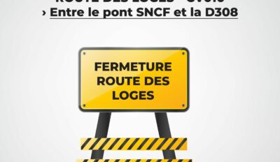 Fermeture de la route des Loges