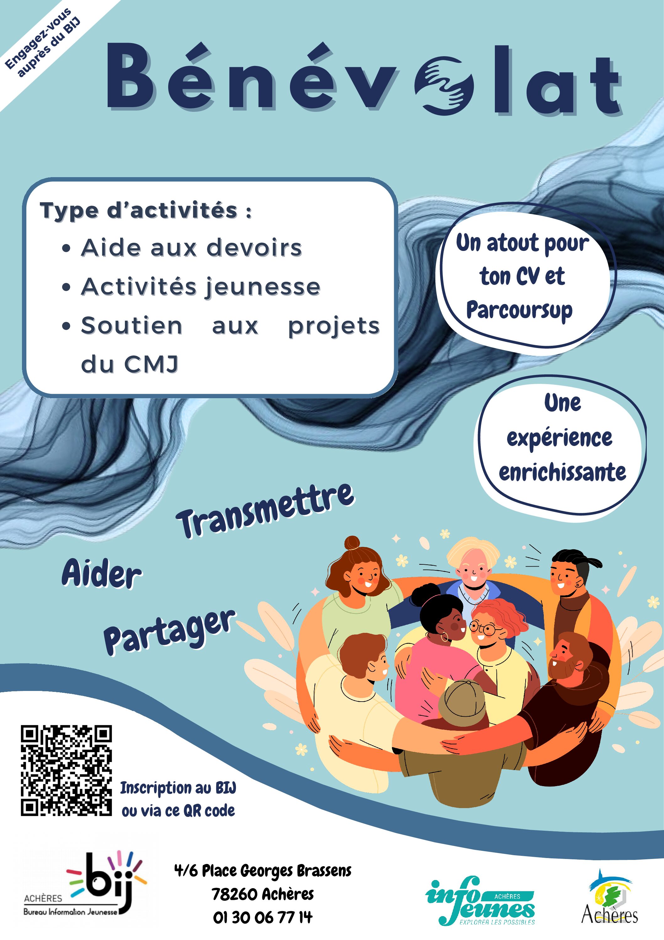 Devenez bénévole avec le BIJ d’Achères