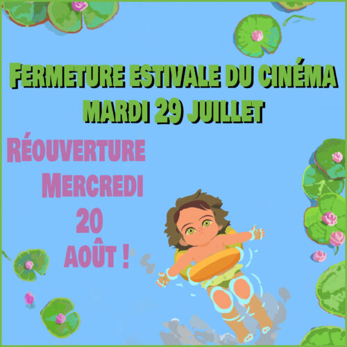 — Pandora — Fermeture estivale : 29 Juillet au 20 Août