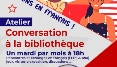 **Bibliothèque** : Atelier de conversation – mardi 14 octobre 2025
