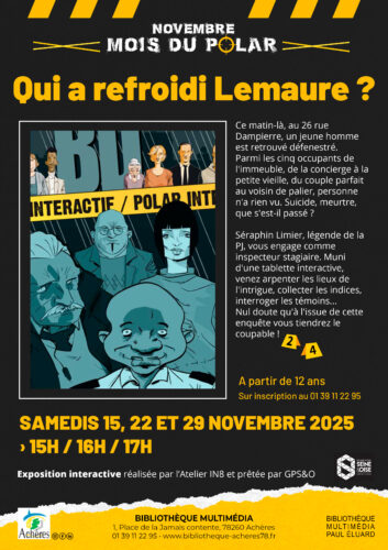 **Bibliothèque** : « Qui a refroidi Lemaure ? » – Samedi 29 Novembre 2025