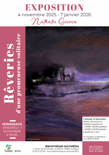 **Bibliothèque** : Vernissage de l’exposition « Rêveries d’une promeneuse solitaire »