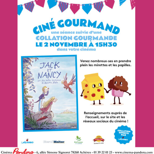–Pandora– Ciné Gourmand – Dimanche 2 novembre