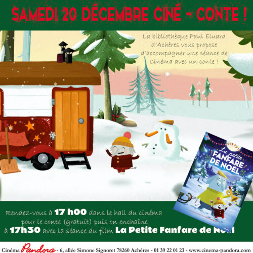 **Bibliothèque** et –Pandora– : Petits contes de Noël – samedi 20 décembre