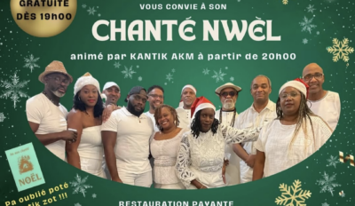 Chante Nwel : concert à Boris Vian – Samedi 6 décembre
