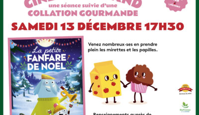 –Pandora– Ciné Gourmand – Samedi 13 décembre