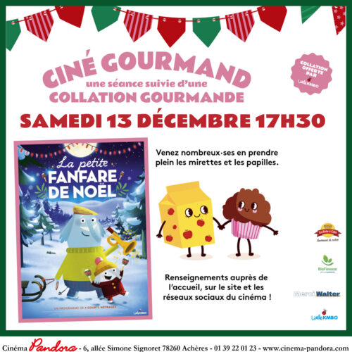 –Pandora– Ciné Gourmand – Samedi 13 décembre