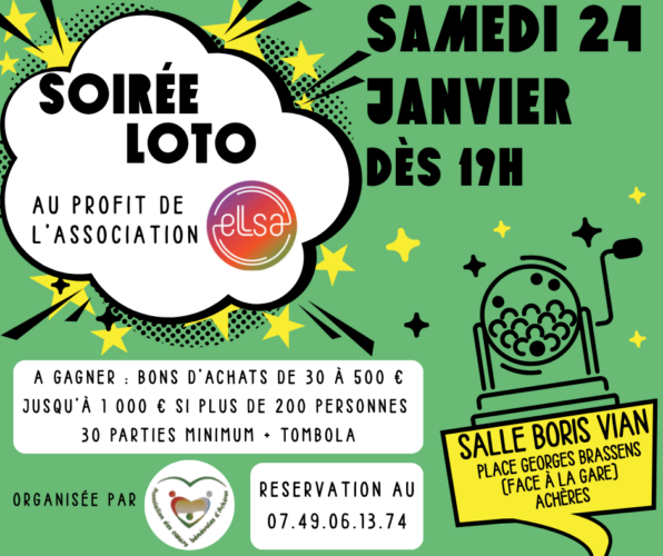 Soirée Loto – samedi 24 janvier 2026