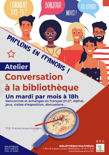 *Bibliothèque** : Atelier de conversation – mardi 17 février 2026
