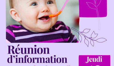 Réunion sur les modes d&rsquo;accueil du jeune enfant – Jeudi 12 Mars
