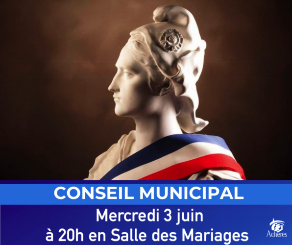 Conseil municipal : mercredi 3 juin