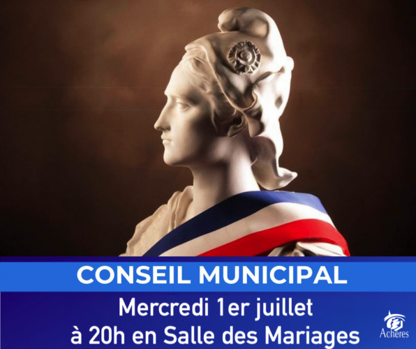 Conseil municipal : mercredi 1er juillet