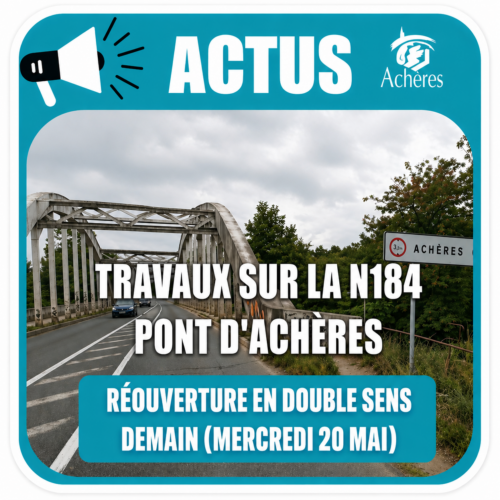 N184 : réouverture Mercredi 20 Mai 2026
