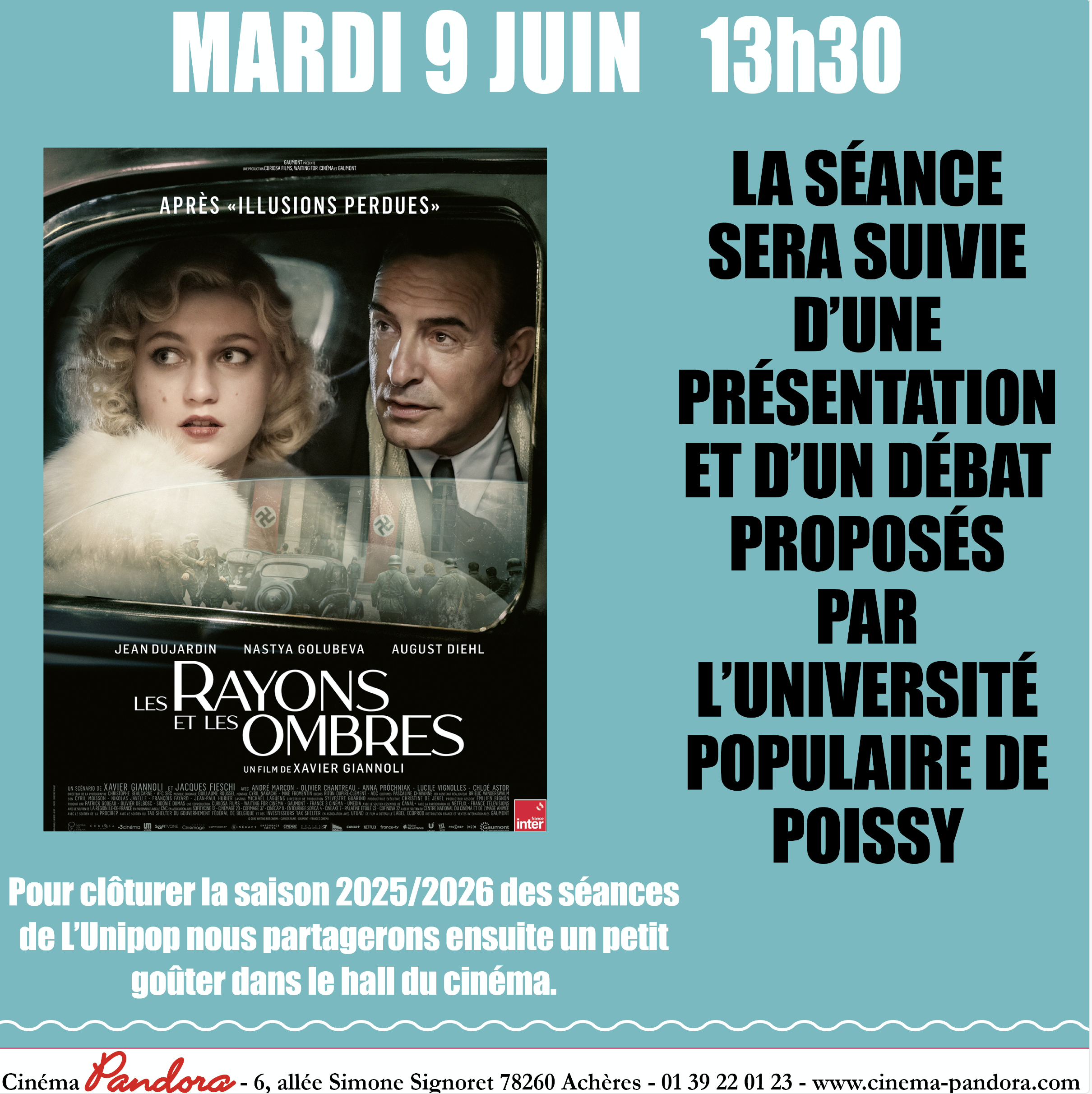 –Pandora– Ciné-débat : Les Rayons et les Ombres