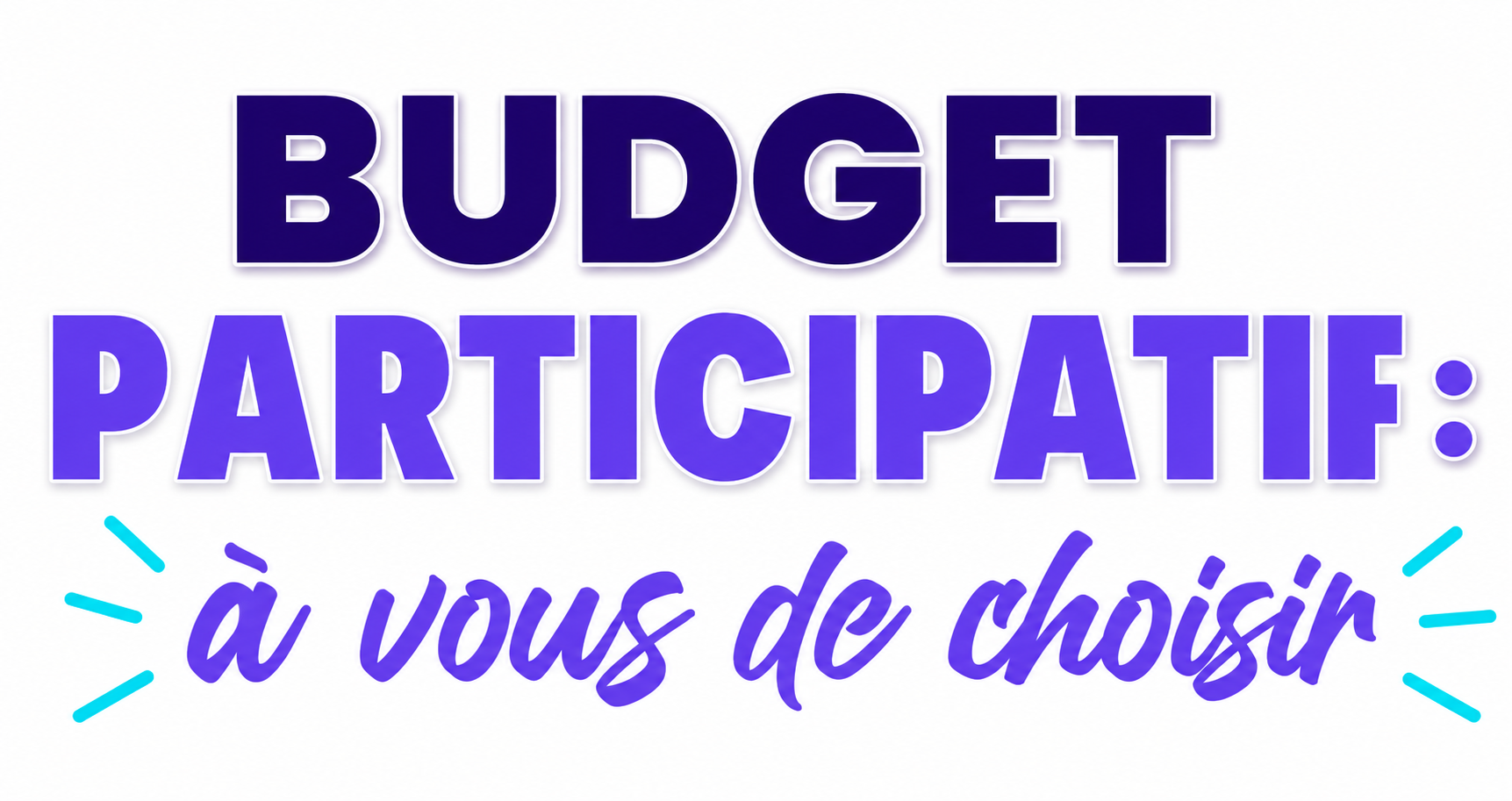 Budget participatif 2026 : à vous de choisir !