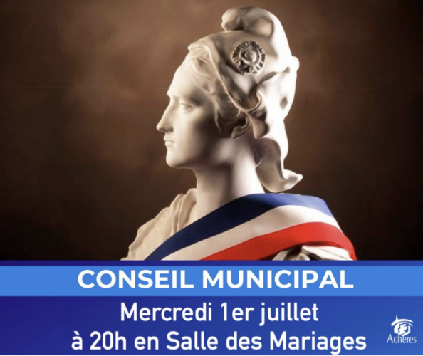 Conseil municipal du mercredi 1er juillet 2026