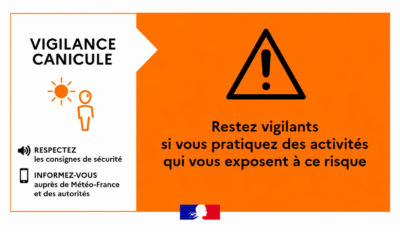 Vigilance orange canicule : mercredi 17 juin 2026