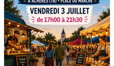 Marché en soirée vendredi 3 juillet