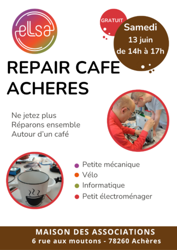 Repair café ELLSA – Samedi 13 juin 2026