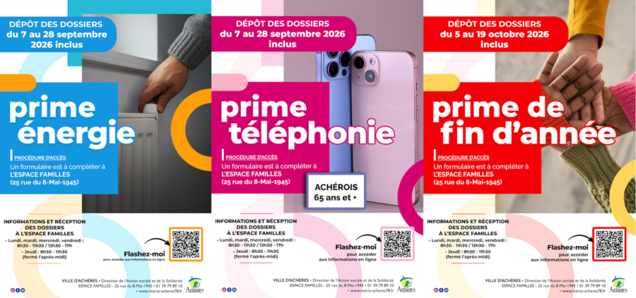 Prime Téléphonie, Prime fin d&rsquo;année et Prime énergie 2026