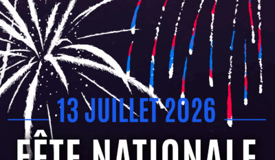 Fête nationale – lundi 13 juillet 2026