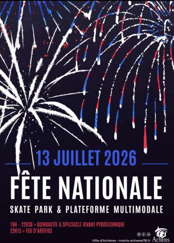 Fête nationale – lundi 13 juillet 2026