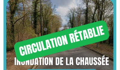 Mise à jour : Circulation rétablie à 15h. (Route des Loges fermée à la circulation – Vendredi 28 août 2026)
