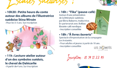 **Bibliothèque** Biblios en folie – Escales suédoises