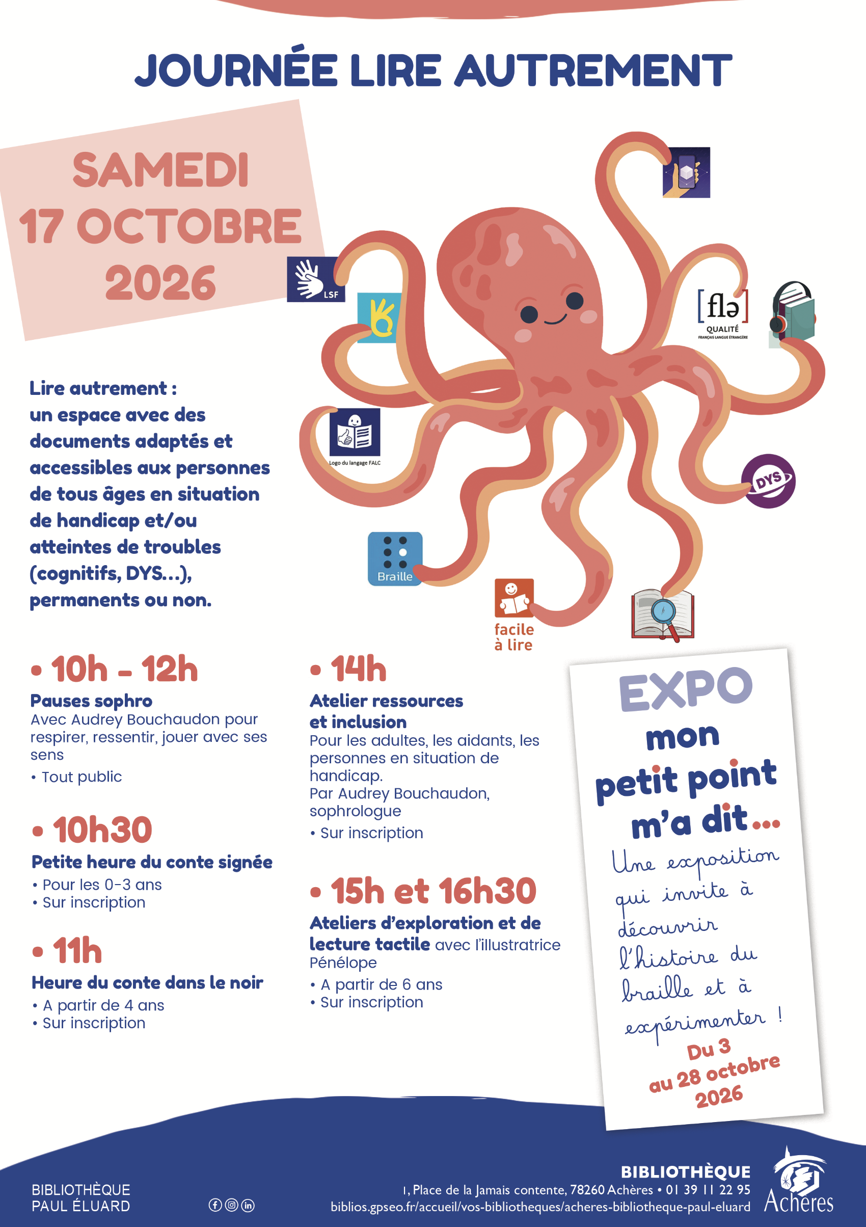**Bibliothèque** Lire autrement : la lecture accessible à tous