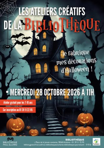 **Bibliothèque** – Halloween – Atelier créatif